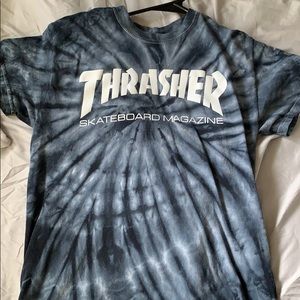 tie-dye thrasher shirt